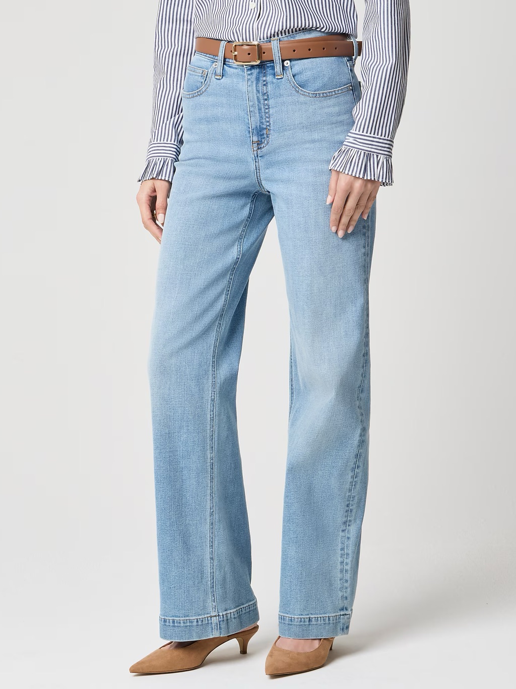 Nwt J.Crew Wide Leg Classic Stretch Jeans